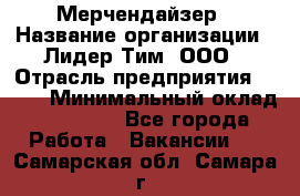 Мерчендайзер › Название организации ­ Лидер Тим, ООО › Отрасль предприятия ­ BTL › Минимальный оклад ­ 17 000 - Все города Работа » Вакансии   . Самарская обл.,Самара г.